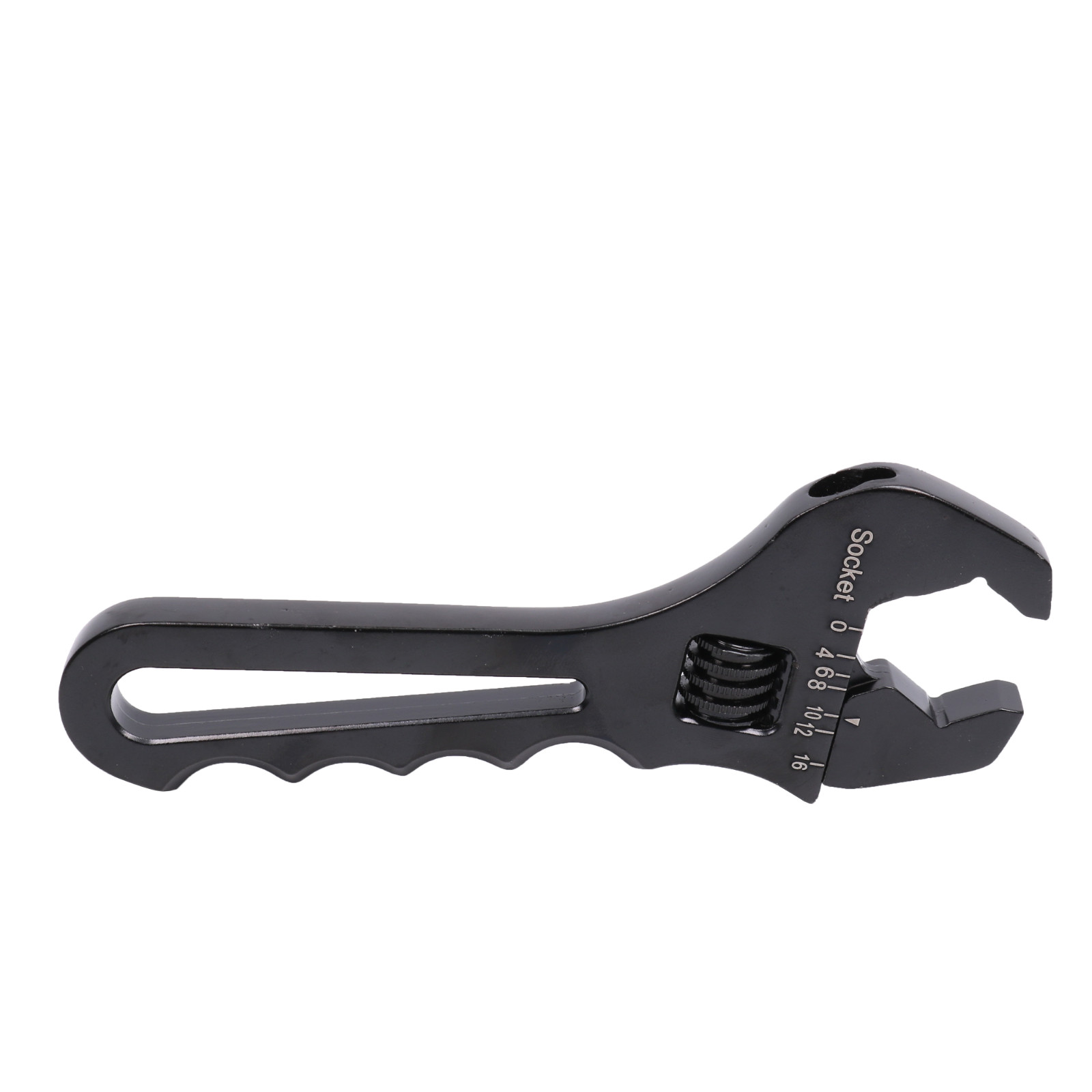 Black 3AN-16AN Adjustable Wrench Tool Spanner Aluminum For Hose End Fitting