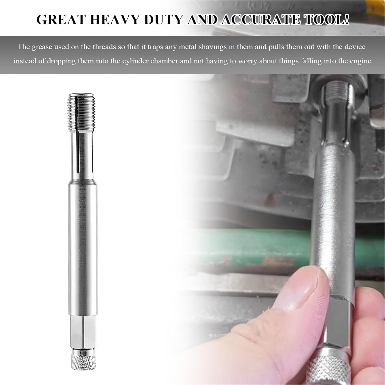 Threading Tools 14mm Back Tap Thread Repair Tool For Spark Plug Damaged Threads