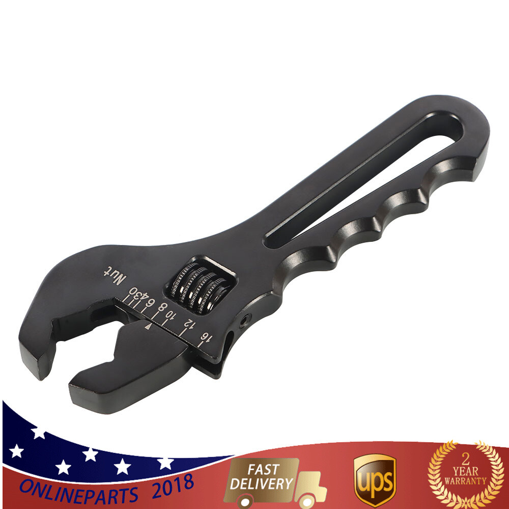 3AN-16AN Adjustable An Fitting Wrench Aluminum For An Hose Adapters Ends Spanner