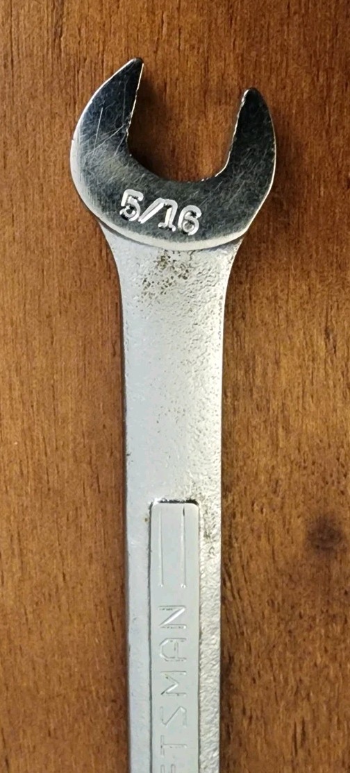 ​Vintage Craftsman VV 44571 Wrench 1/4 x 5/16 Double Open End MADE IN USA