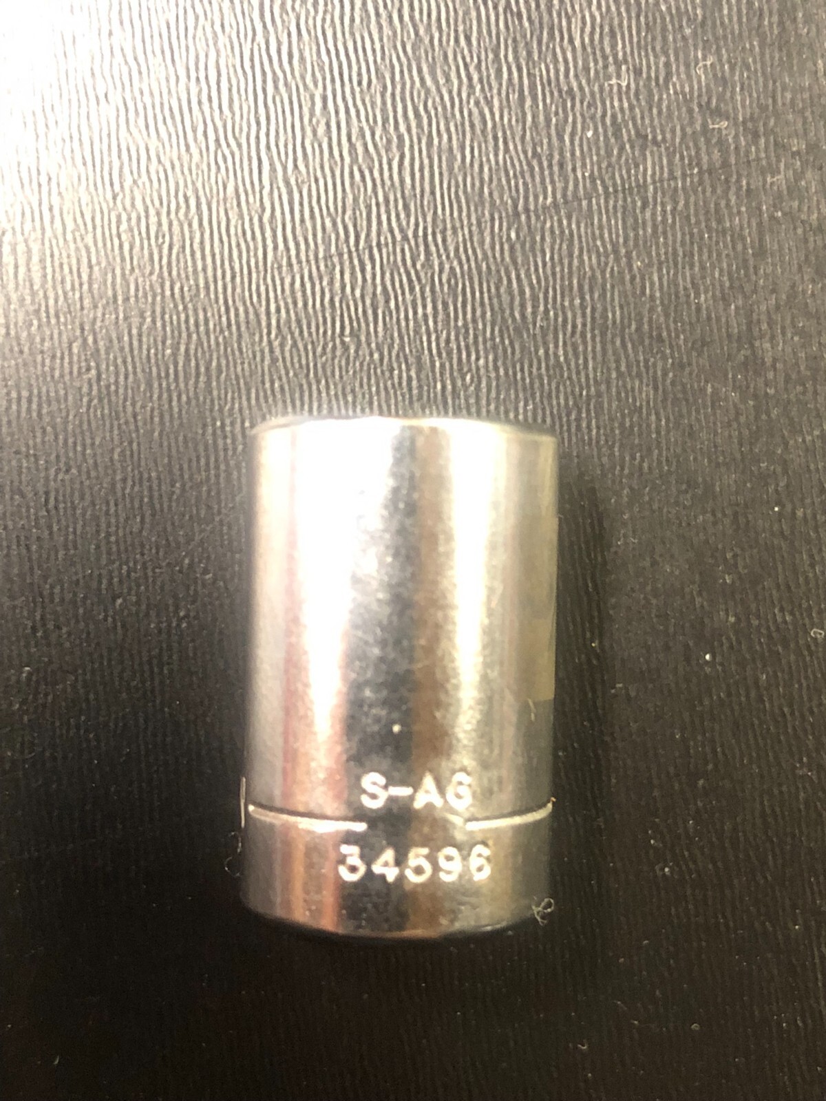 Craftsman 1/4″ drive, size 3/8, 6 point socket, short, 34596, S-AG, easy read
