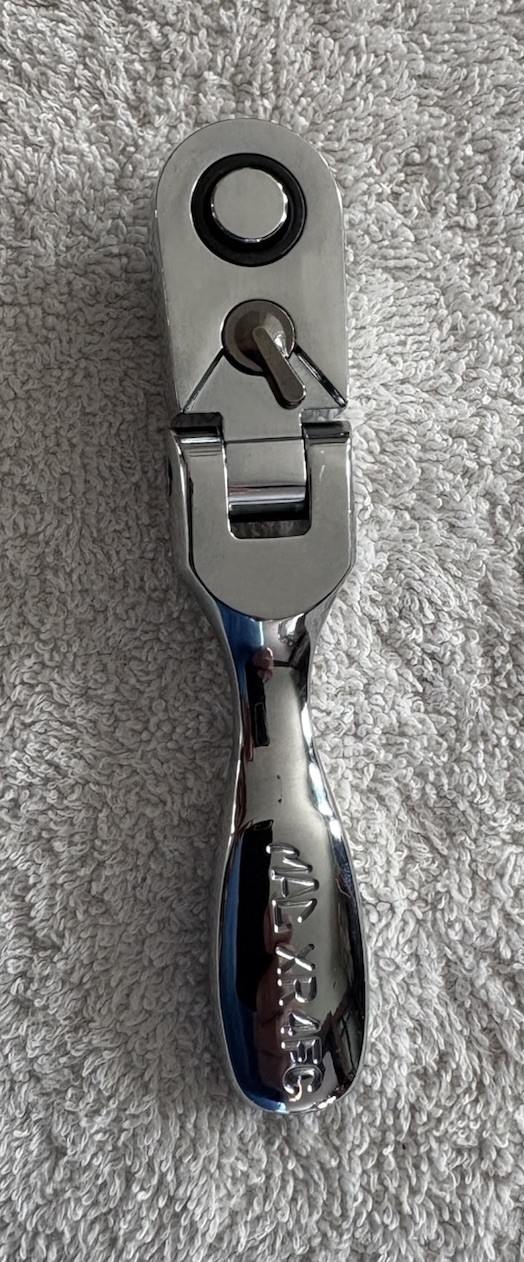 Mac Tools 5” 3/8” Drive Flex Head Stubby Ratchet