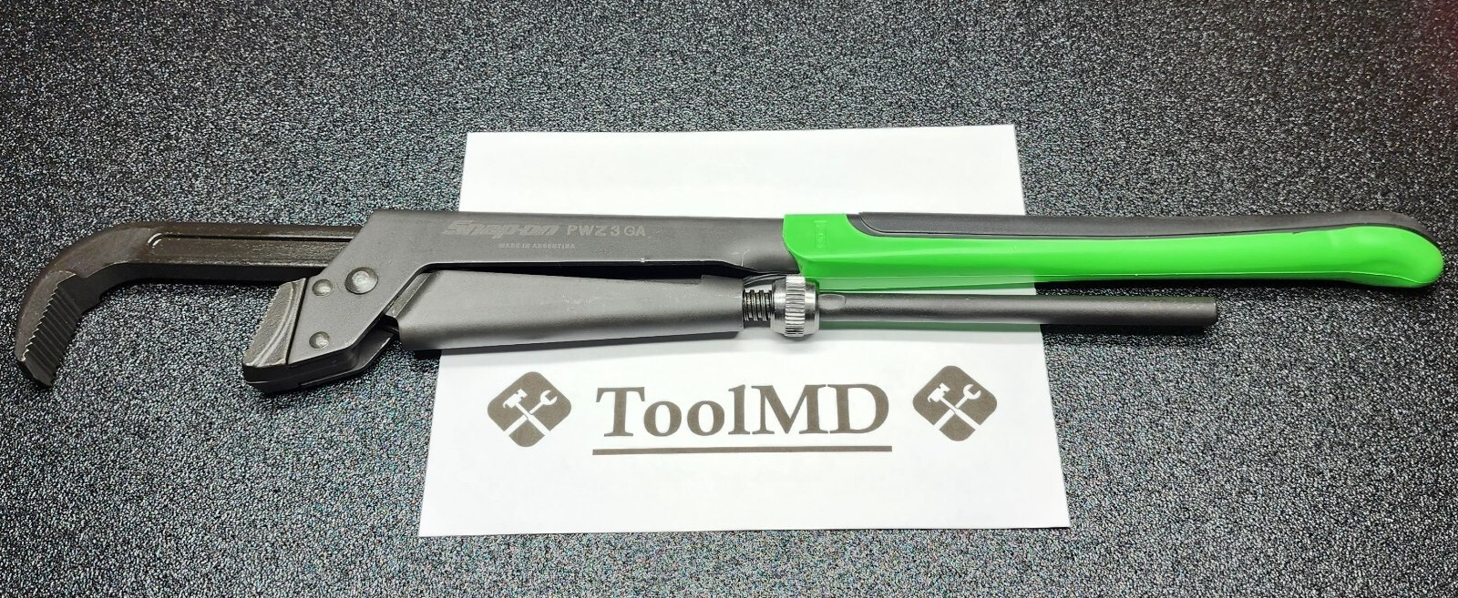Snap-on Tools NEW GREEN 21-1/2″ Soft Grip Adjustable Plier Wrench PWZ3AG