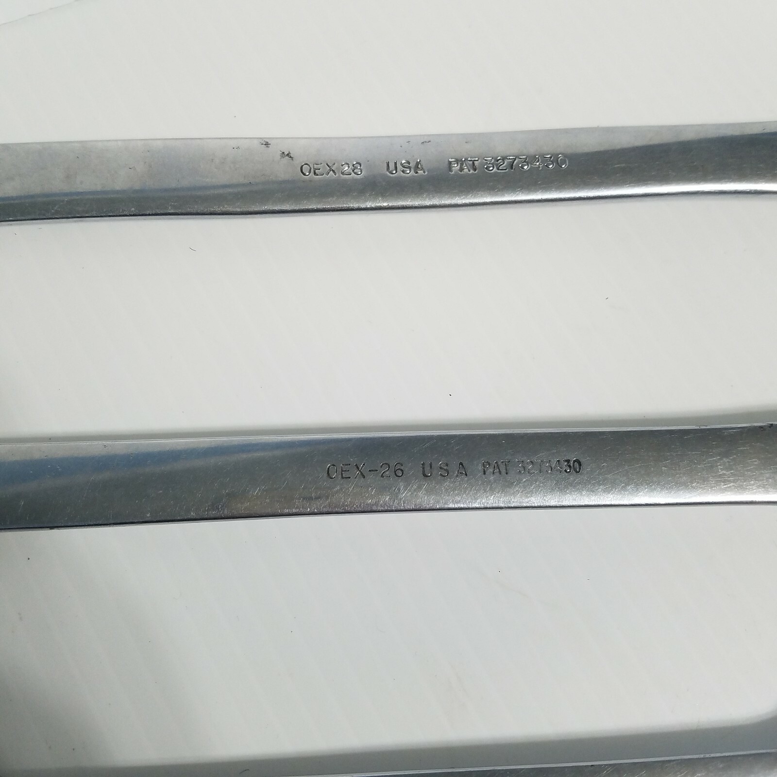 Lot of 5 Snap-on Combination Wrenches 7/16 7/8 5/8 11/16 13/16 12 point OEX USA