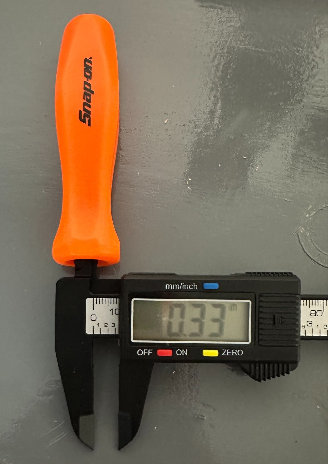 *RARE* Snap-on Tool NEON ORANGE 3/8″ Dr Replacement Hard Handle Ratchet Grip