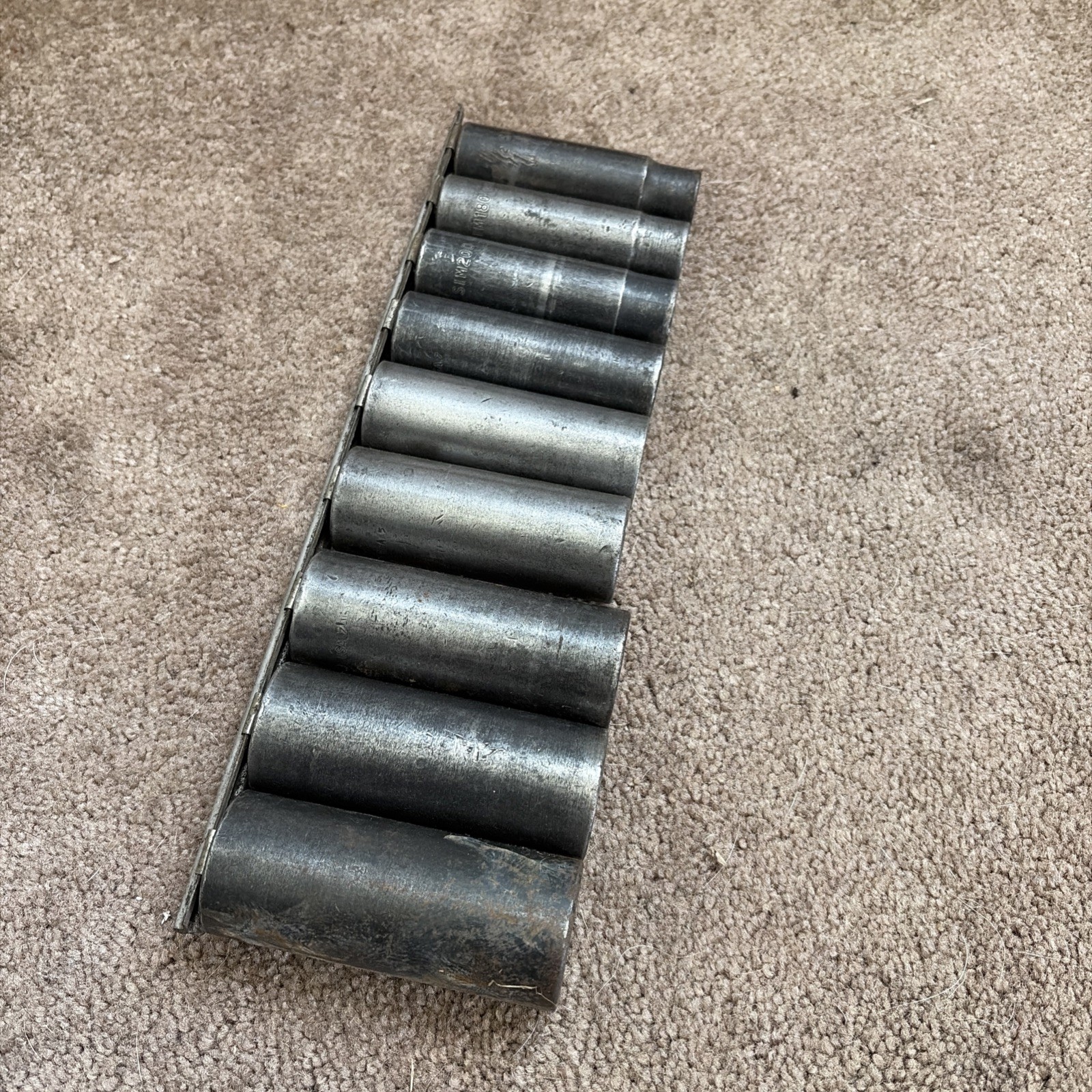 Snap On Tools SAE Deep Impact Socket Set 1/2″ Drive 6pt 9pc 1/2″ to 1″ 309SIMYA