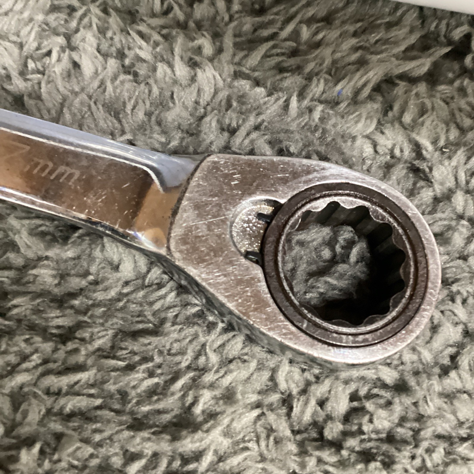Blue Point BOERM 17 / 17mmq 12 Point Metric Offset Reversible Ratcheting Wrench