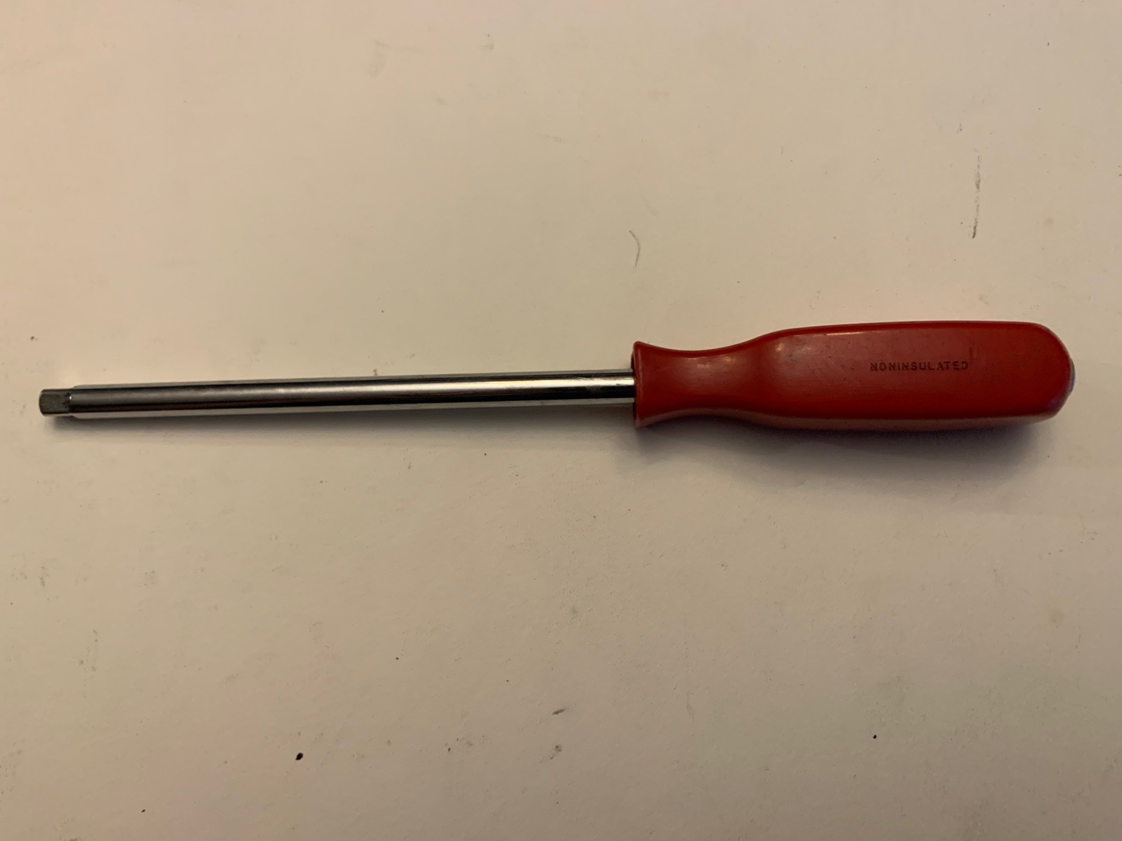 Snap-on Tools USA RARE RED 1/4″ Drive 9” Length Standard Shank Driver TM9CSR