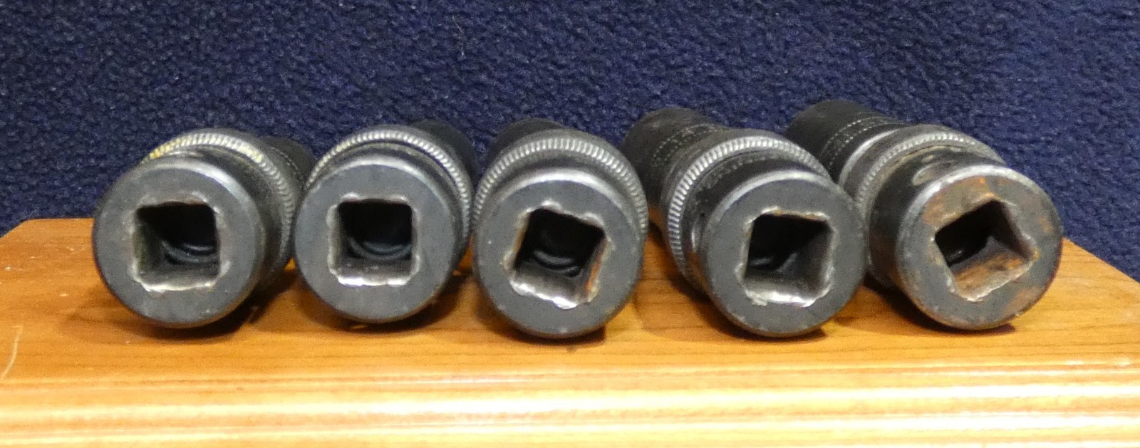 Snap-On 5 Piece 3/8 Drive Metric Deep Swivel Impact Sockets 10, 12, 13, 14, 15mm