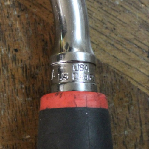 Snap On 3/8″ Drive Flex Head Ratchet Soft Grip Bent Handle FHBF80