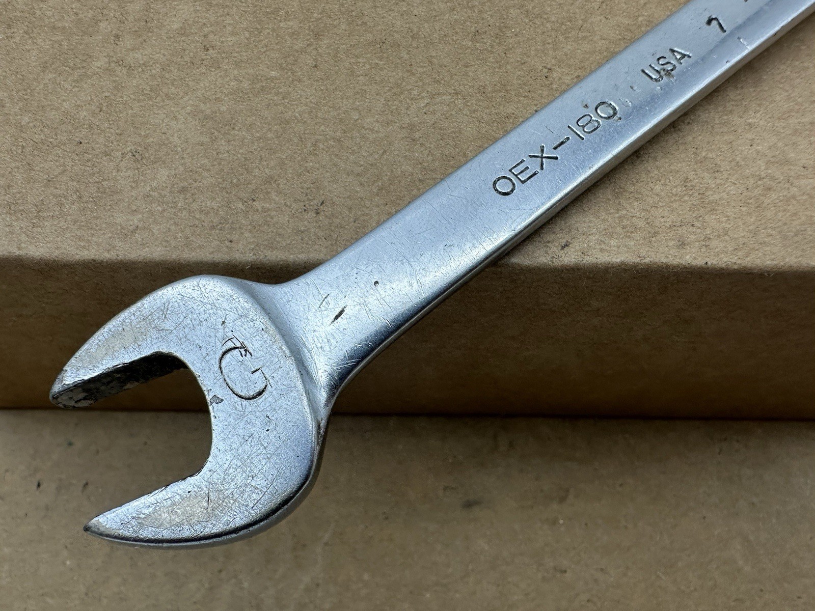 Snap On Tools OEX-180 12 Point Short 9/16″ Combination Wrench Vintage Made USA