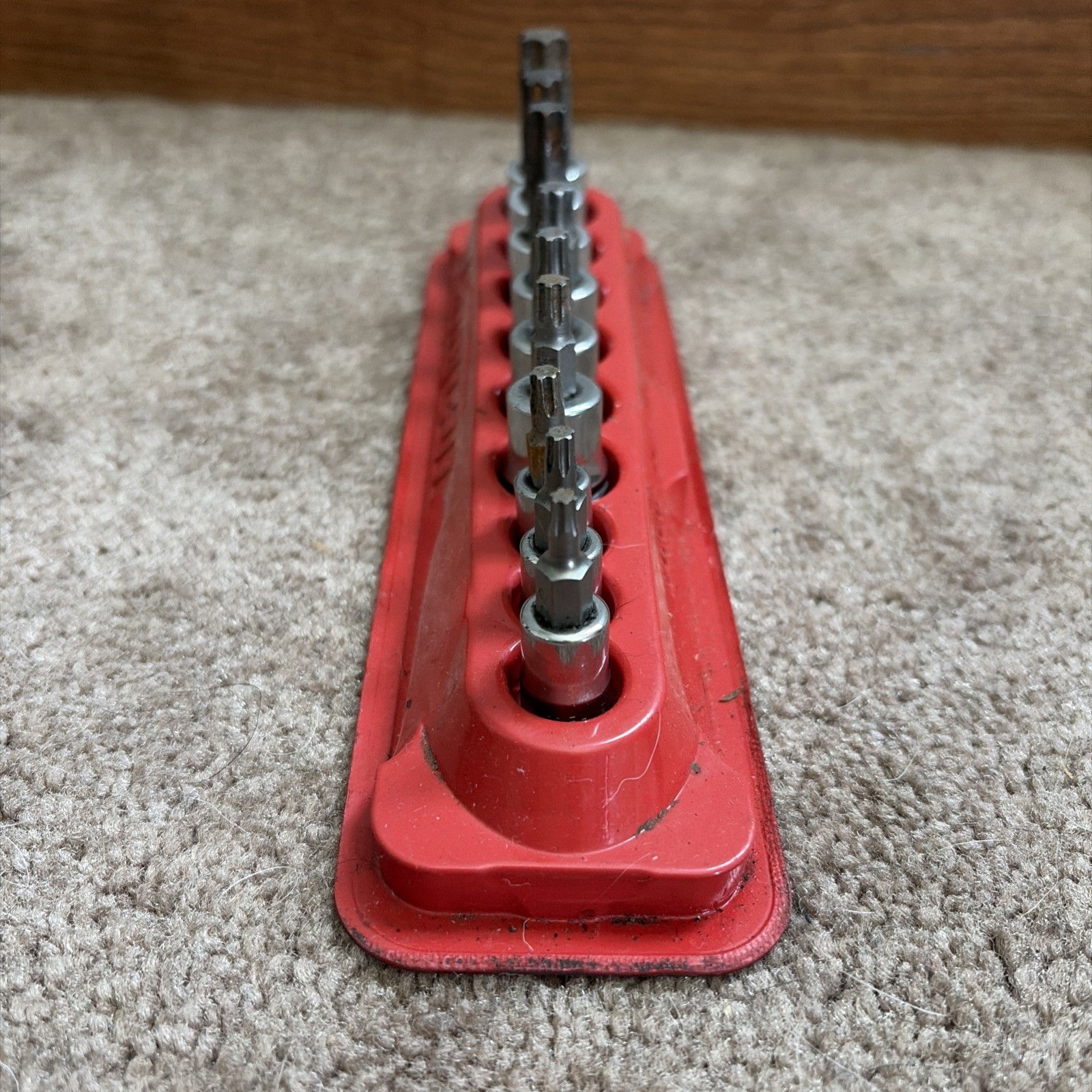 Snap On 209EFTXBY 9 pc Combination Drive TORX Bit Torx Socket Set