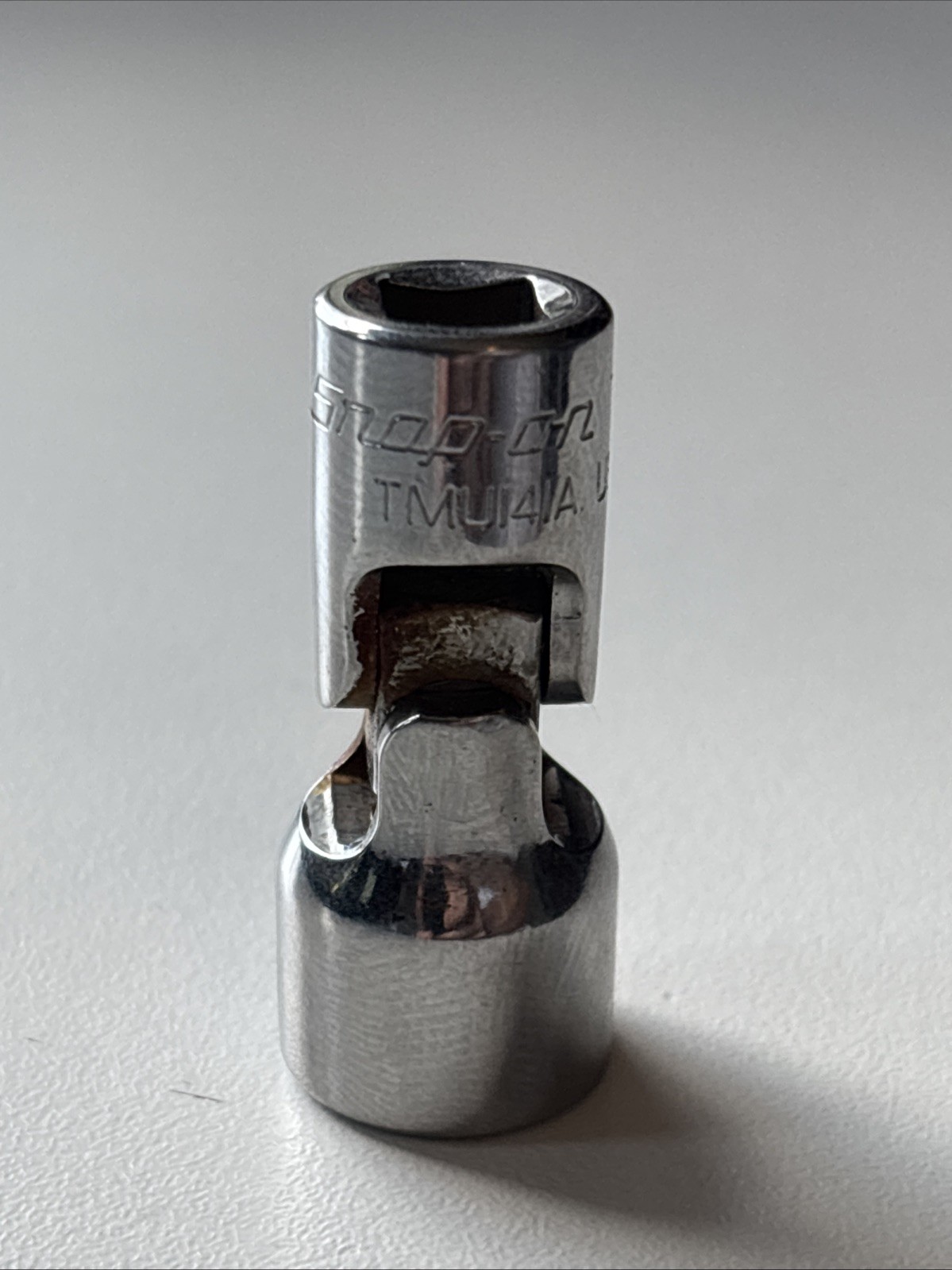 Snap On 1/4” Dr 7/16” 12 Point Shallow Swivel Socket TMU141A 🇺🇸