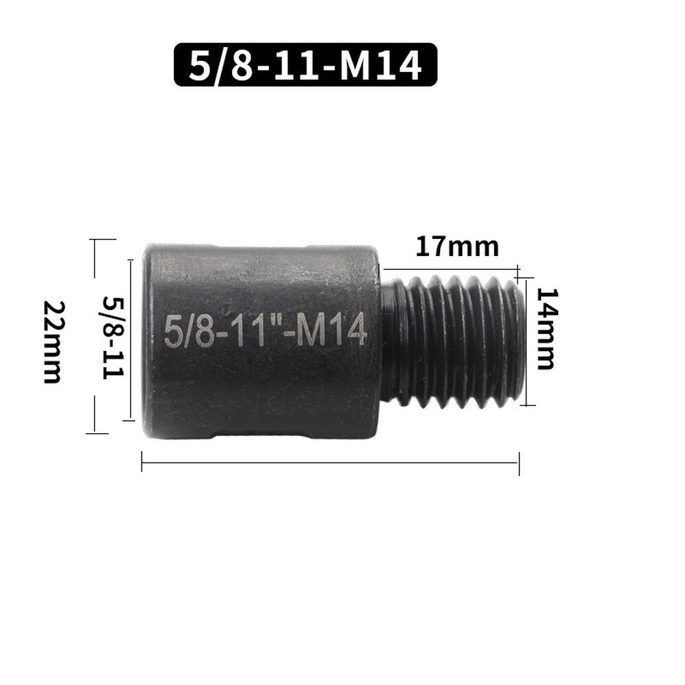 Thread Adapter Conversion Set M10 to For M14 4pcs for Angle Grinder Drill Bits