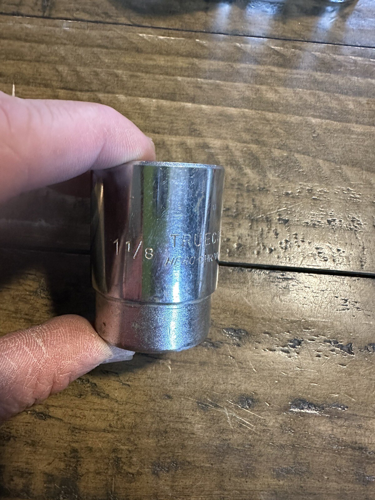 Lot Of 5 Truecraft 3/4″ Dr., 12 point. Chrome Sockets, 1 1/8,1 5/16,1 3/8 1 1/2