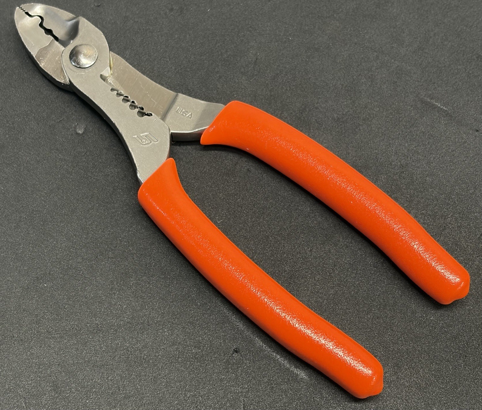 NEW! Snap On ORANGE Talon Grip 7″ Wire Stripper Cutter Terminal Crimper PWCS7ACF