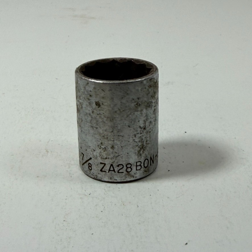 Vintage Bon-E-Con USA 1/2″ Drive 7/8″ 12-Point Socket ZA28