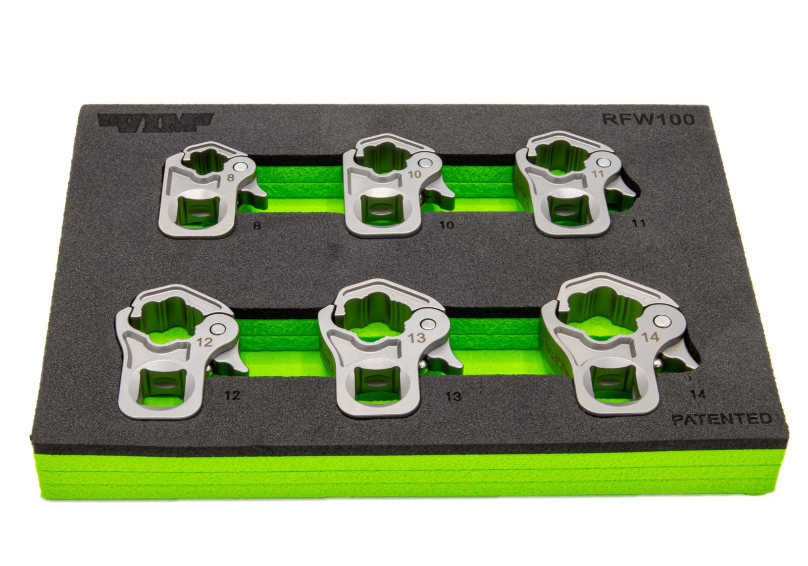 VIM Tools RFW100 – 6 Piece 3/8″ Dr. Ratcheting Flare Nut Set