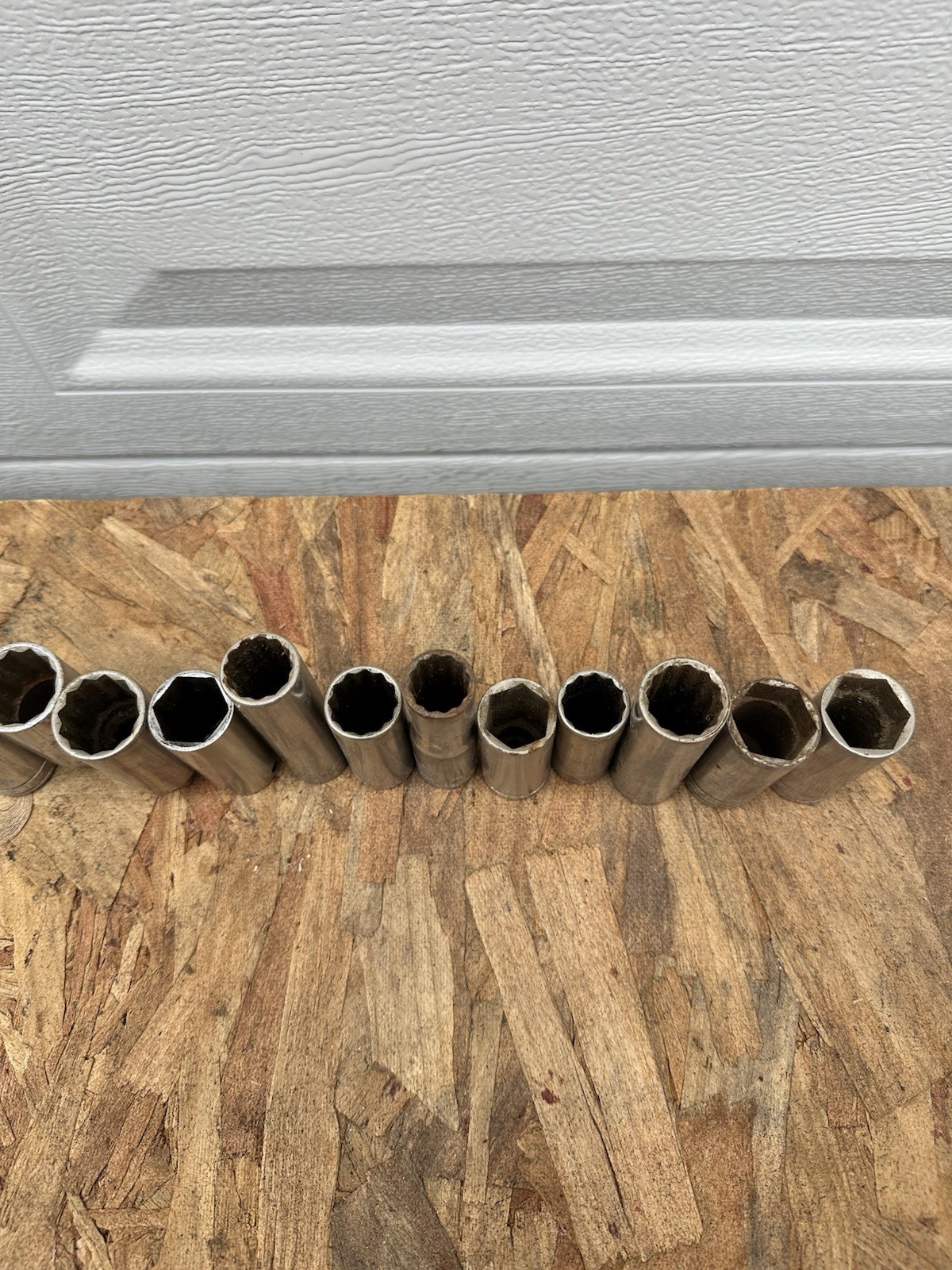 Vintage Lot Of 18 deep sockets Craftsman klein S-K Made USA 1/2 drive