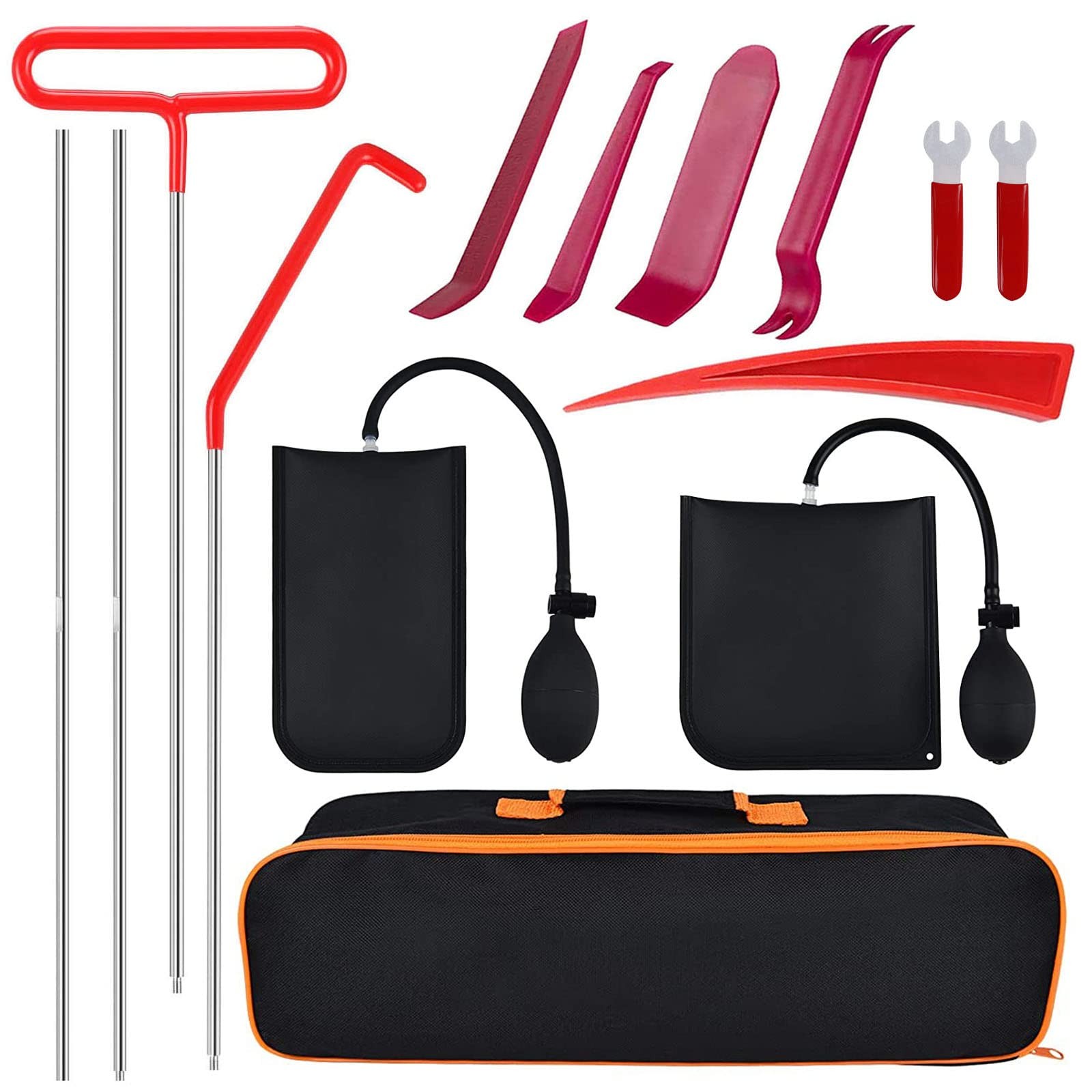 PEPEYYML 5th Wheel Pin Puller, 68 Inch Solid Steel Rod, Car Repair Kit 22PCS