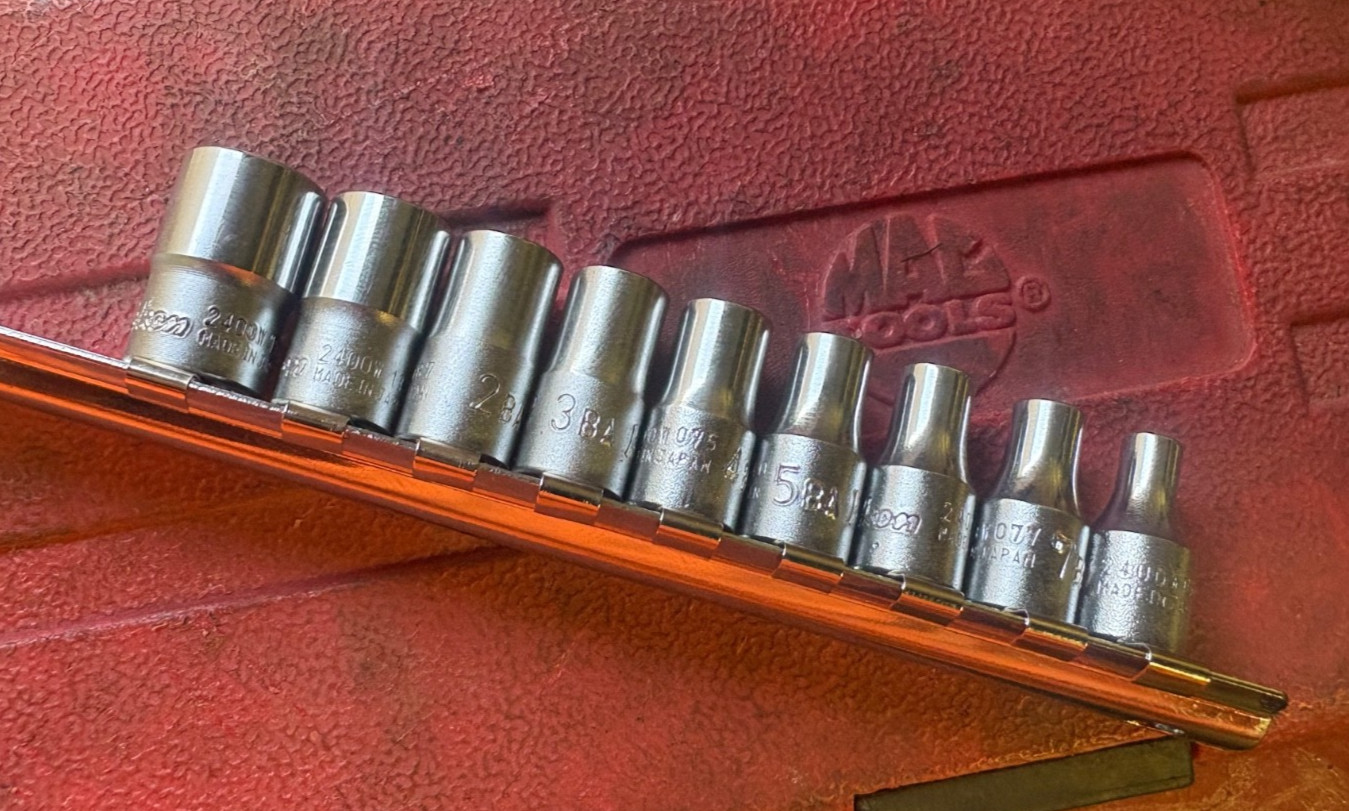 kokon tools 1/4 BA socket set 8ba-0ba British