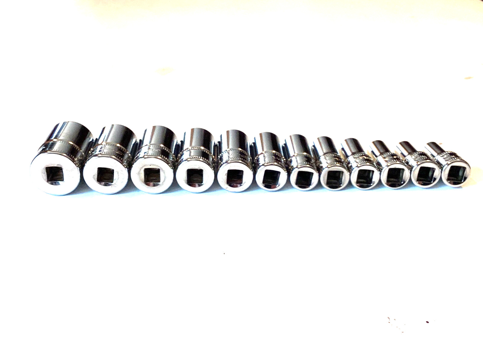 Snap On USA 112TMMSY NEW 12 Piece 1/4″ Drive 6 Point Semi Deep Metric Socket Set