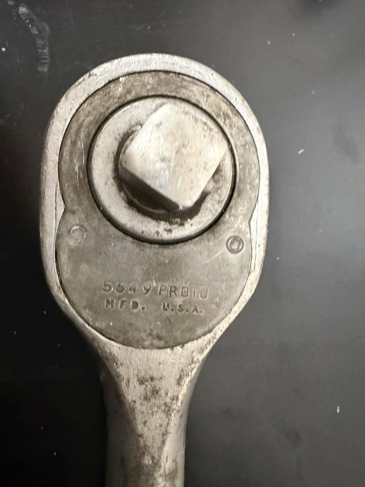 PROTO 3/4″ Drive Ratchet Straight Handle 5649 USA 20” Long – NEEDS REPAIR