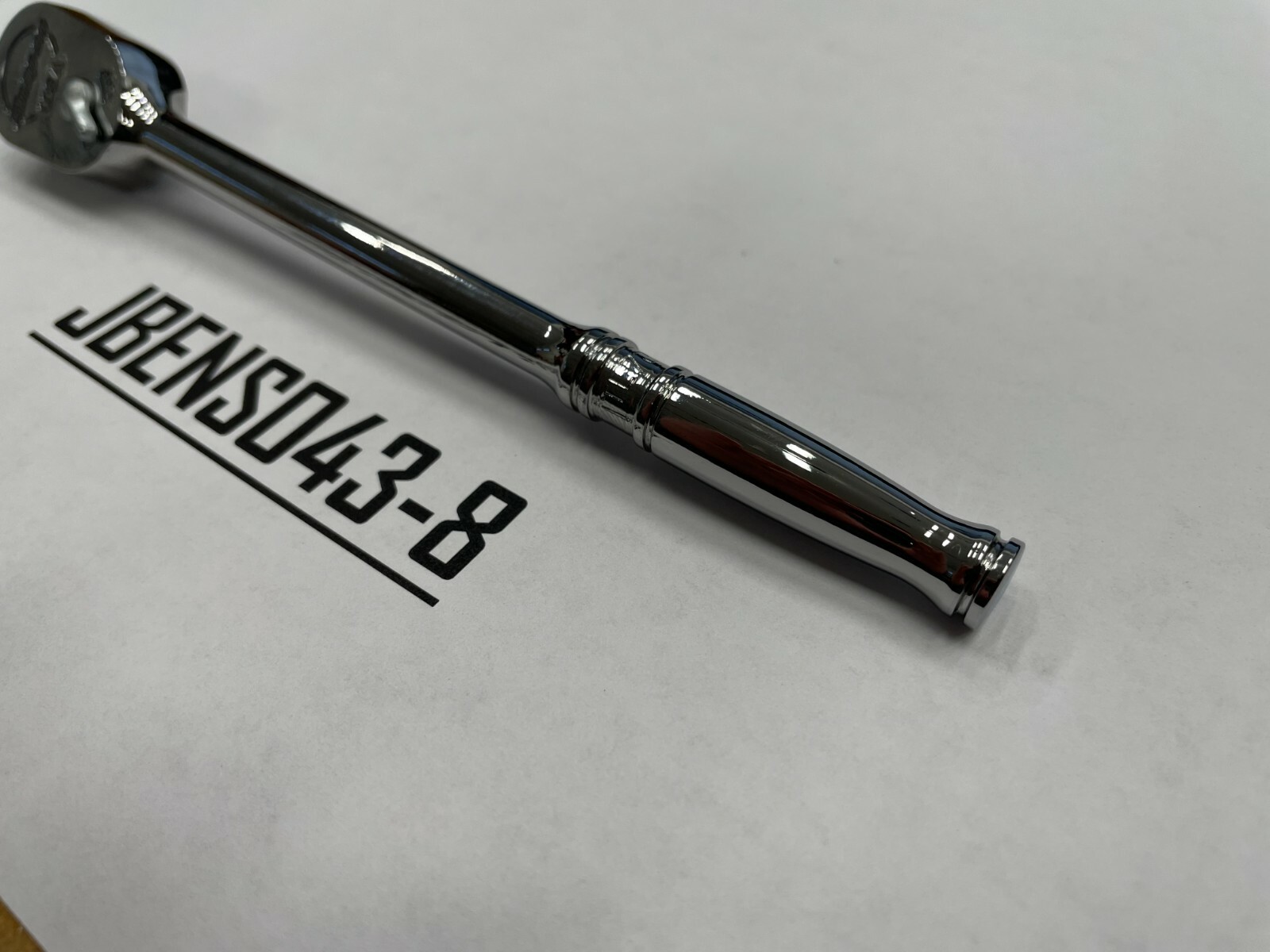 Snap-on Tools USA NEW 1/4″ Drive Chrome Long Handle Fixed Head Ratchet TL72