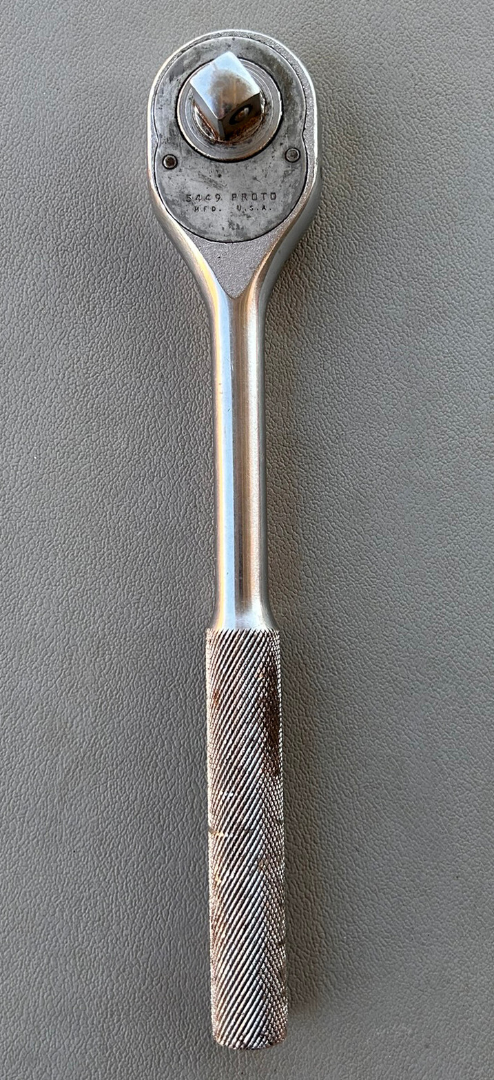 PROTO Tools USA 1/2″ Drive Ratchet Socket Wrench 5449