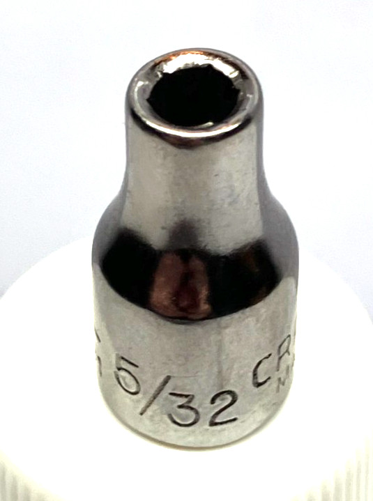Craftsman 5/32″ Inch 6 Pt Point 1/4″ Drive Socket 43481 G2 Series USA