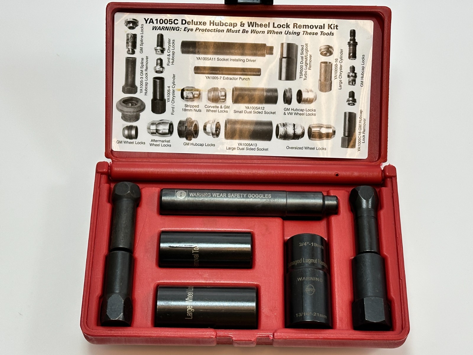 NEW Blue-Point Tools YA1005C Hubcap & Wheel Lock Removal Kit Set (New Old Stock)