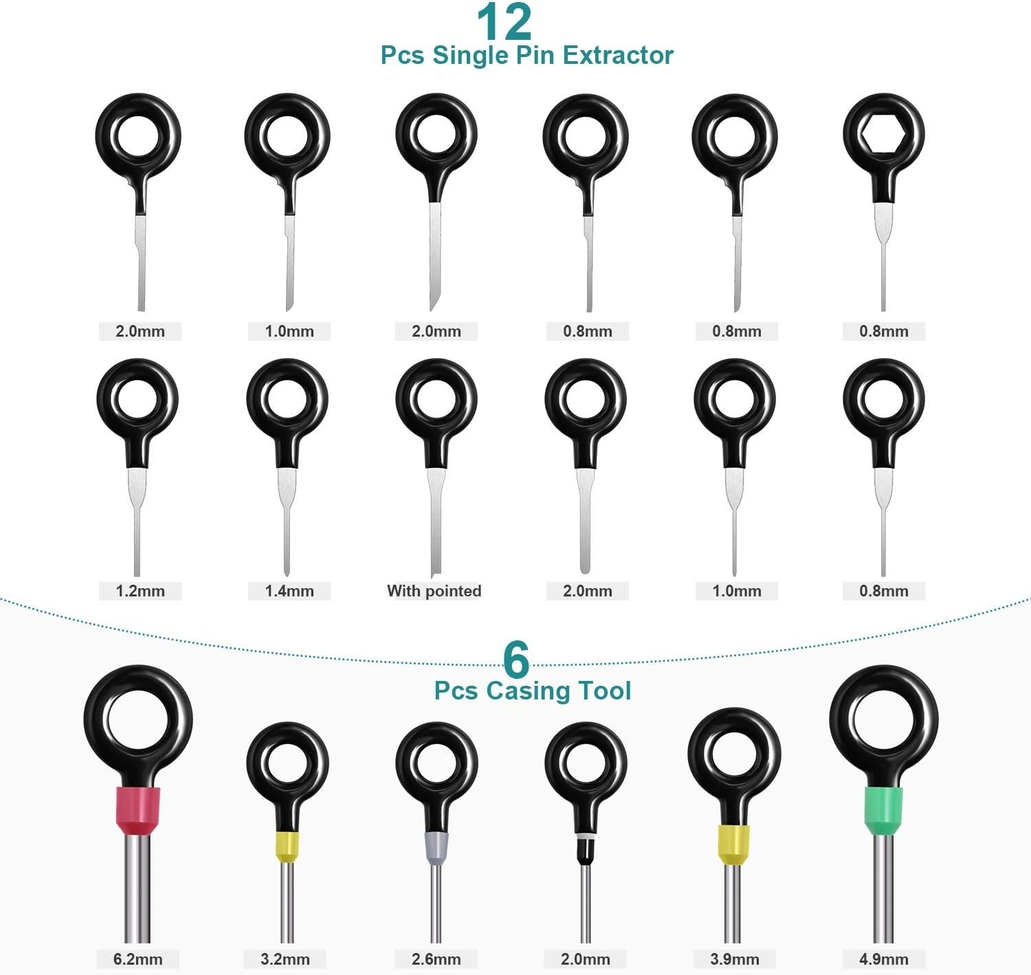Versatile 39-Piece Kit for Extracting Car Wire Connectors – Easy to Use & Carry