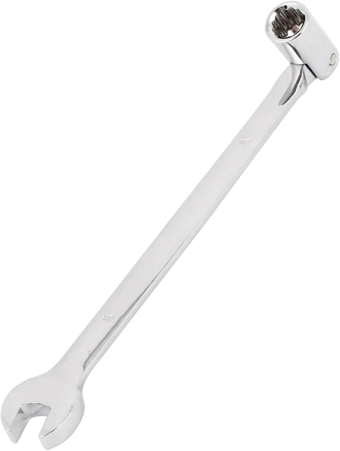 uxcell Auto Car Repairing 8mm Swivel Head Socket Spanner Combination Silver