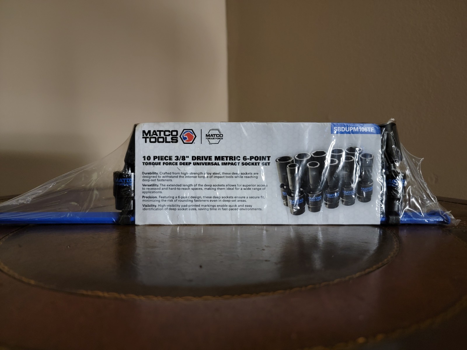 NEW MATCO USA 3/8″ DRIVE TORQUE FORCE DEEP UNIVERSAL SWIVEL IMPACT SOCKET SET
