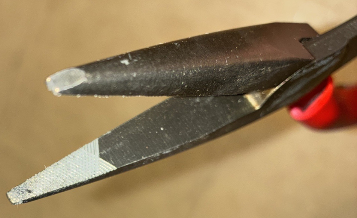 Snap-On 96ACF Talon Grip Red Needle Nose Pliers