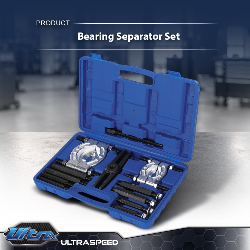 12Pcs Bearing Separator Puller Set Heavy Duty 5 Ton 2″ 3″ Splitter Removal Kit