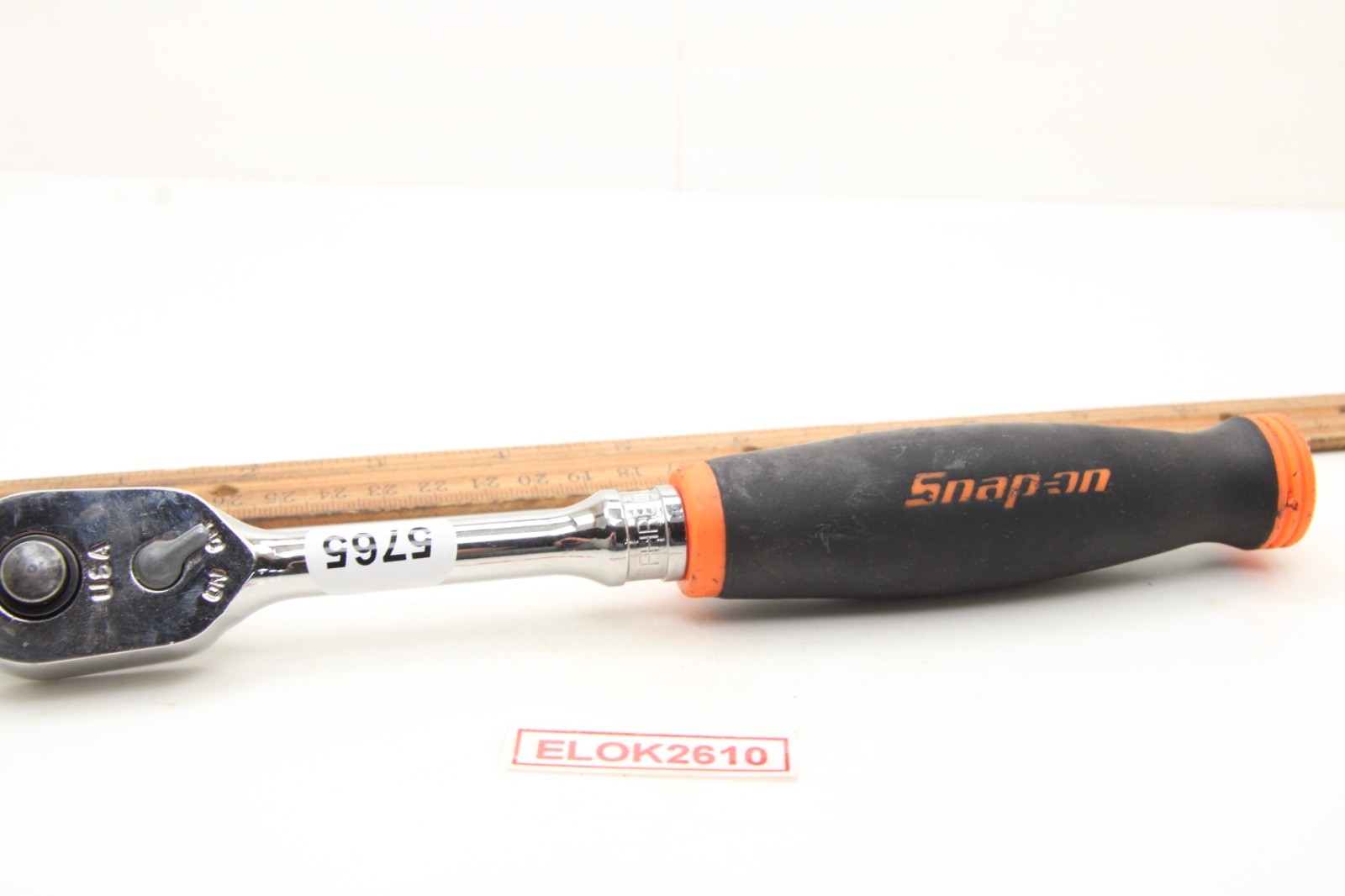 SNAP ON FHR80 3/8″ Drive Quick Release Black/Orange 80 Tooth Ratchet USA