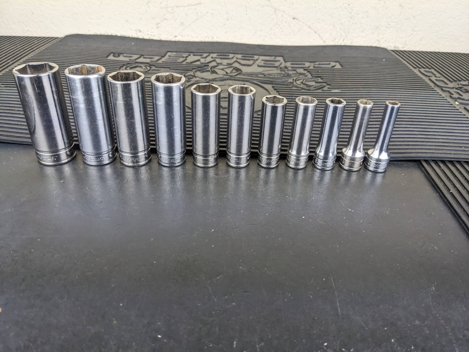 #bg225 Snap on Tools 211SFSY 3/8″ Drive Deep Chrome Socket Set Socket Set