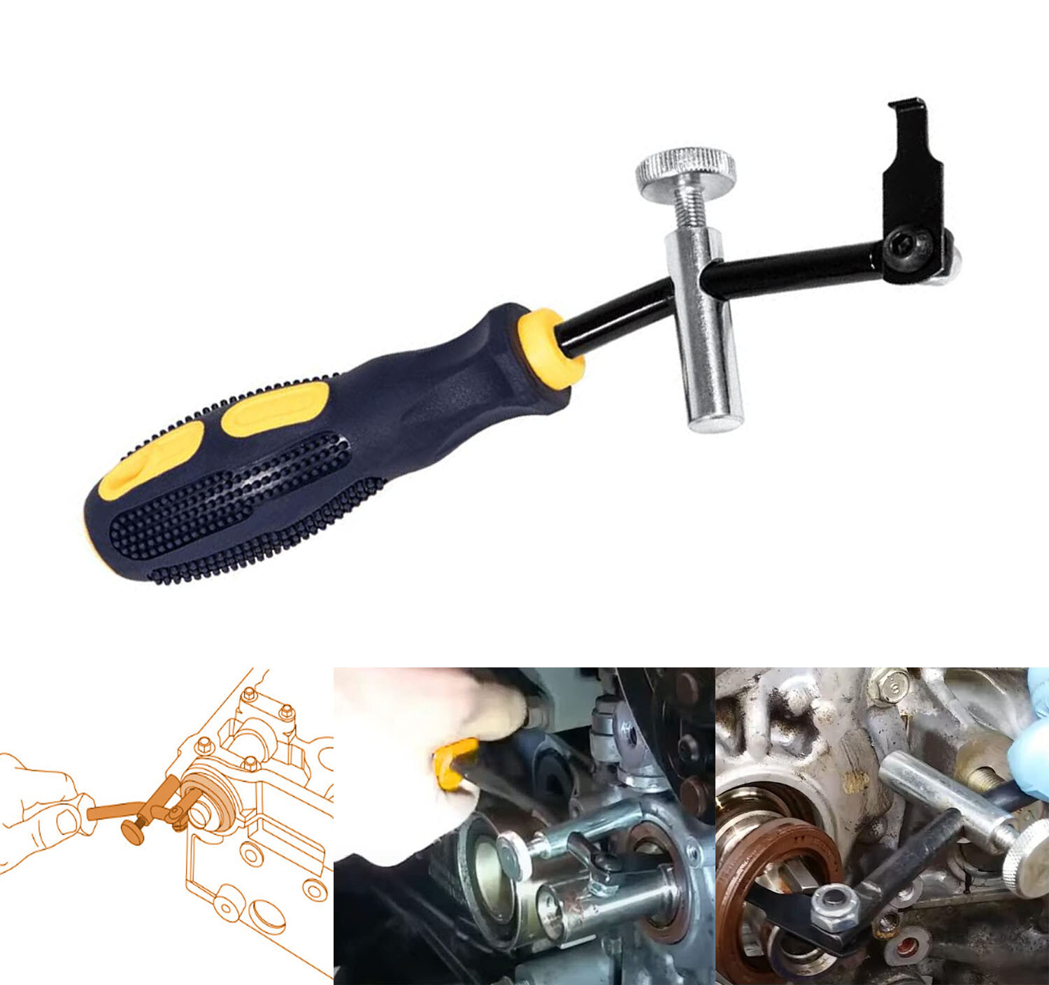 58430 Cam Shaft & Crank Shaft Seals Remove Tool For Many Shaft/Seal Application