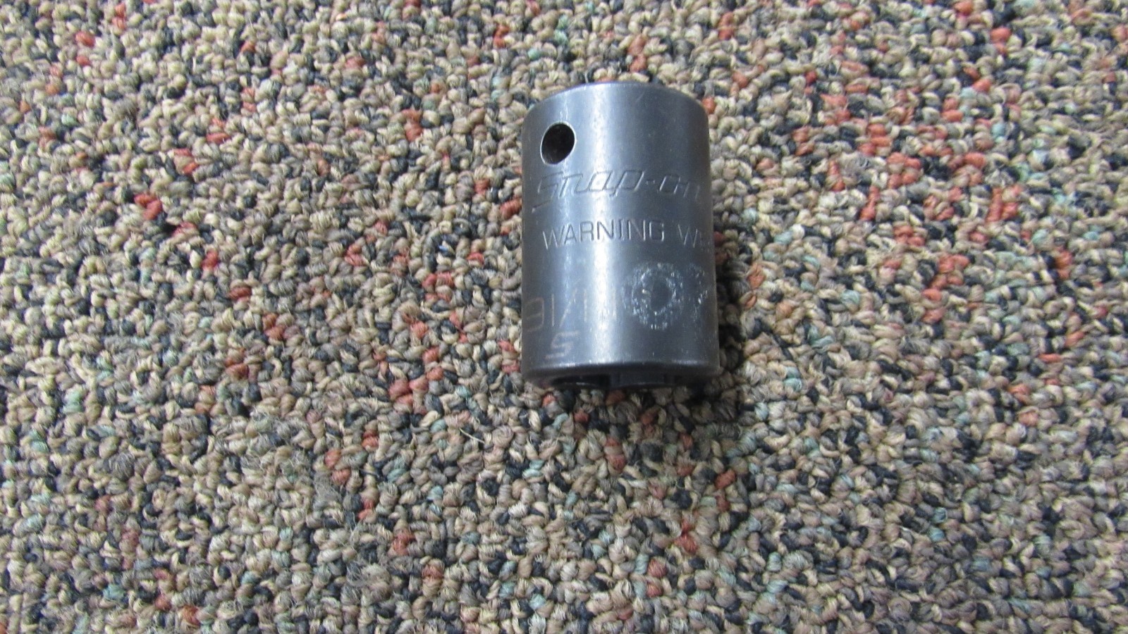 Snap-on IML220 11/16″ 1/2″ Drive 6 Point SAE Black Oxide Impact Socket USA