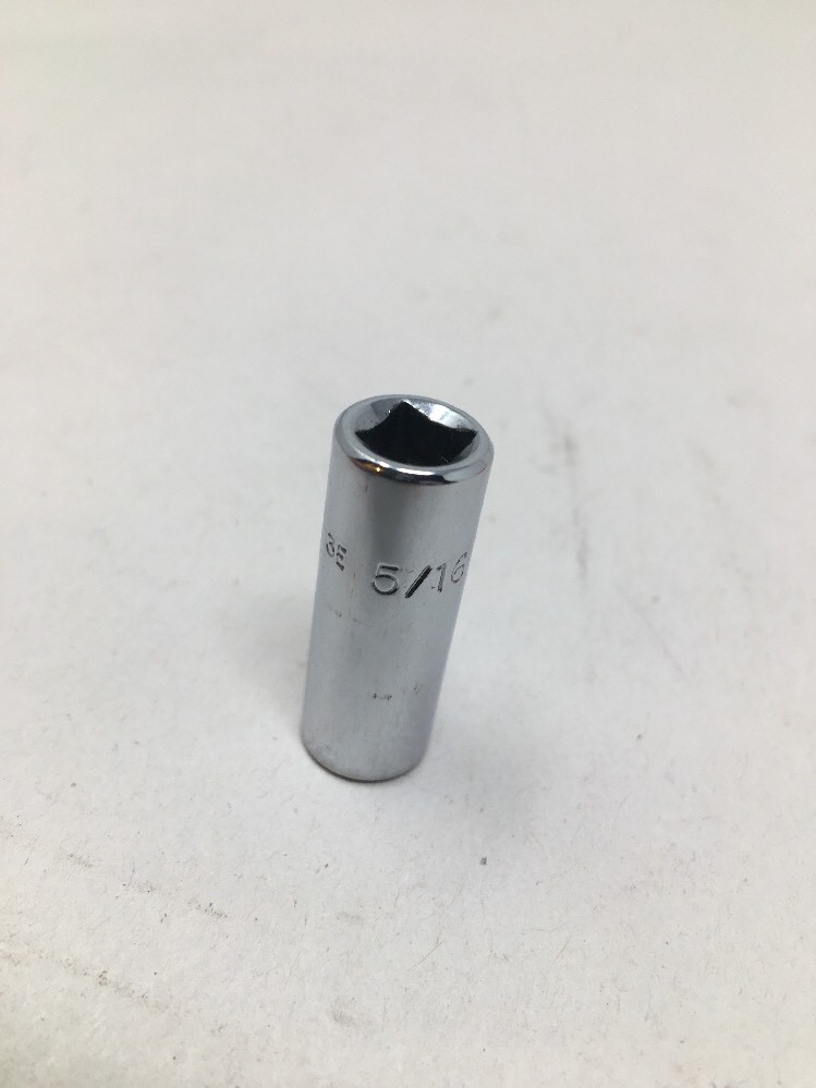MAC Tools Chrome Intermediate 5/16″ Socket, 6 Point, 1/4″ Drive, M1062