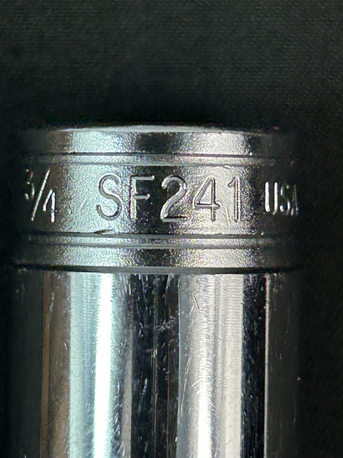 NEW Snap-on Tools USA NEW 3/8″ Drive 3/4″ SAE 12 point Deep Chrome Socket SF241