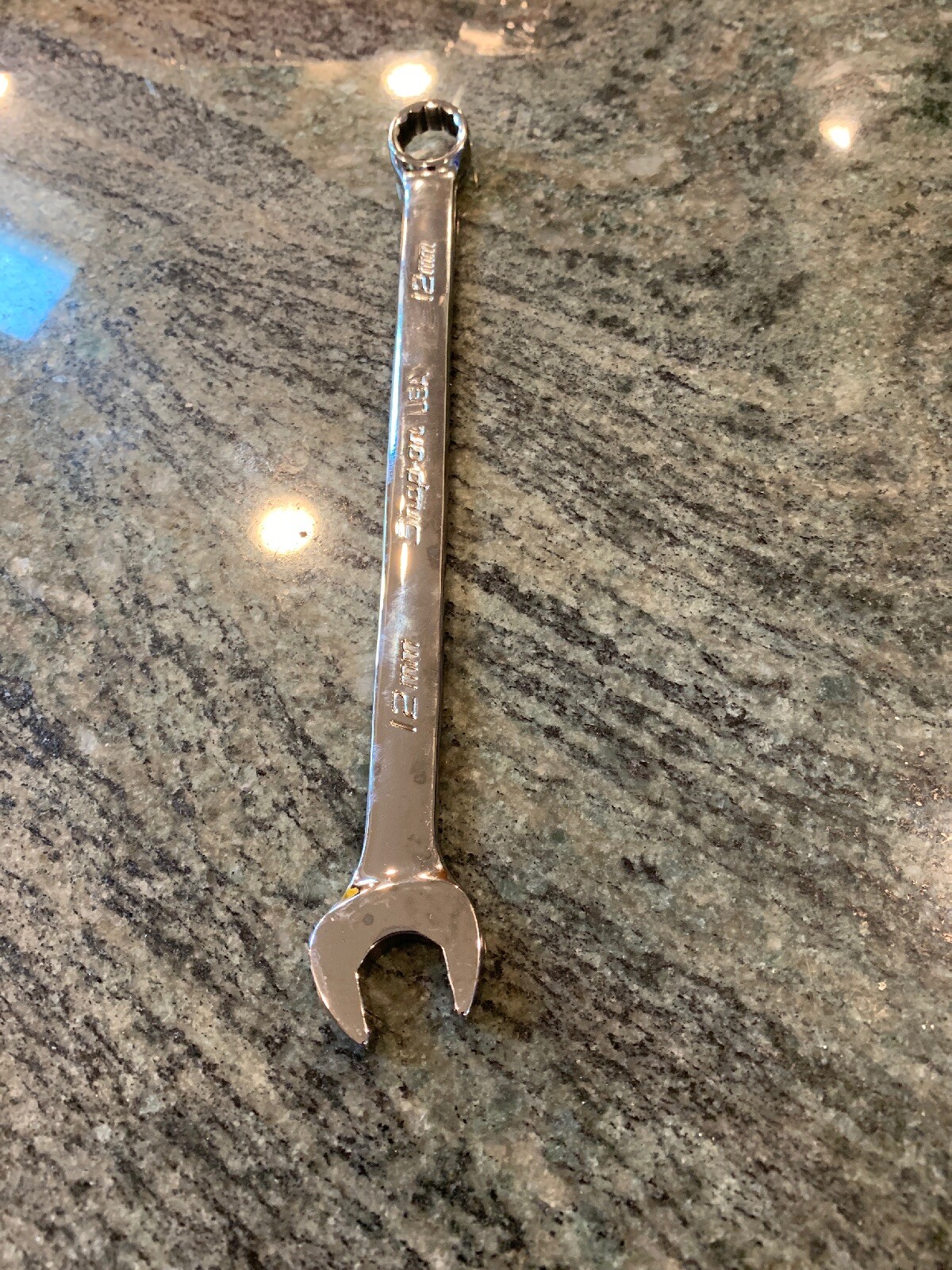 Snap-On soexm12 12mm 12 point chrome metric combination wrench