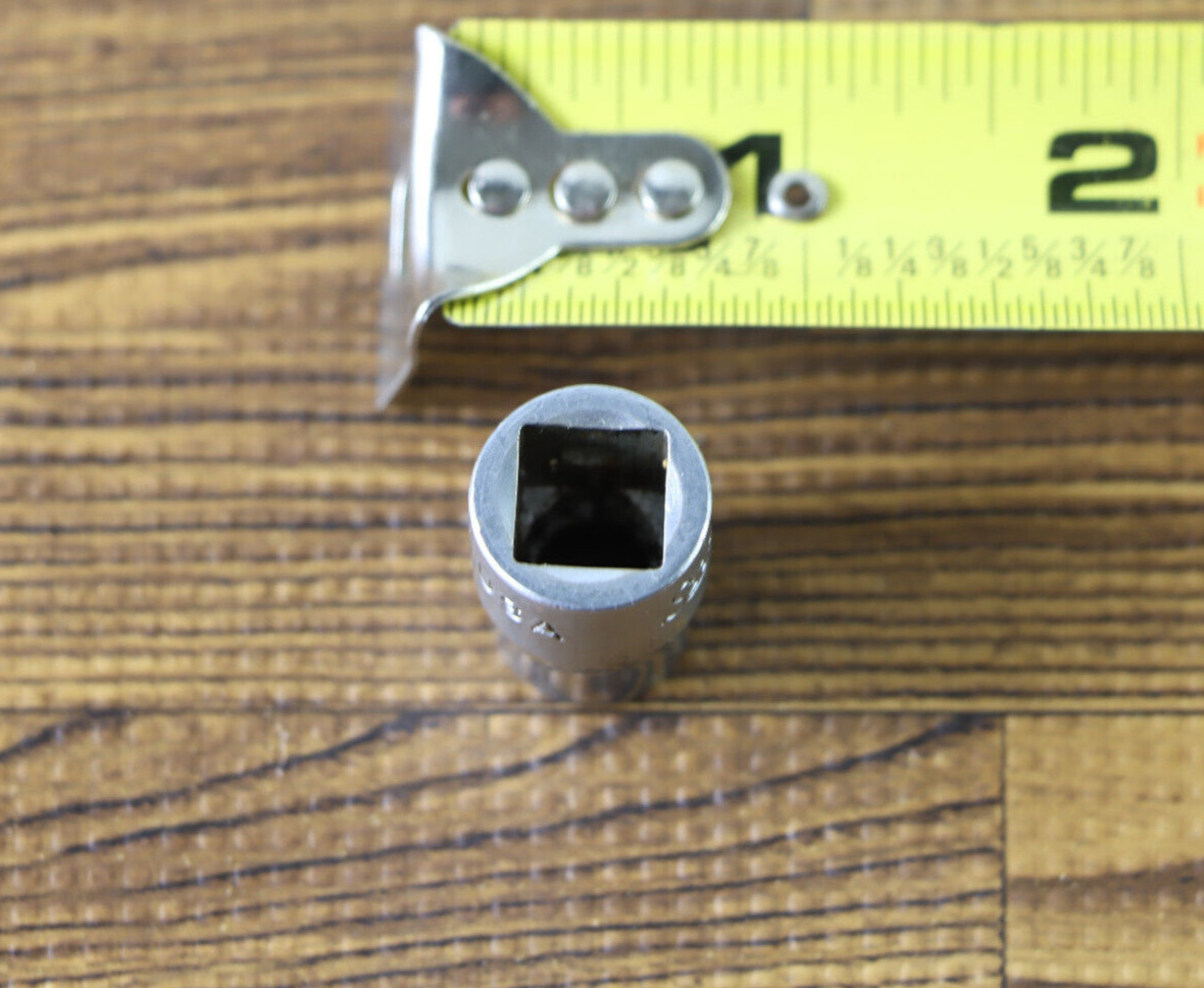 Snap-On 3/8″ Drive 12 Point SAE 3/8″ Flank Drive Shallow Socket F121 USA