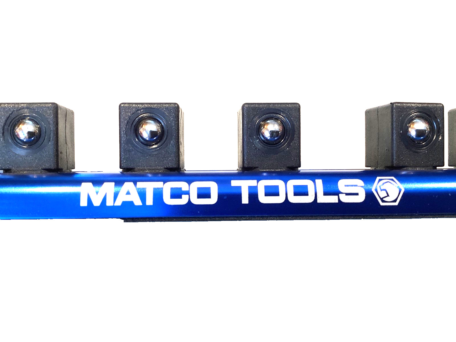 Matco Tools 14 Place 1/2” Drive Anodized Aluminum Snap In Socket Rail Organizer