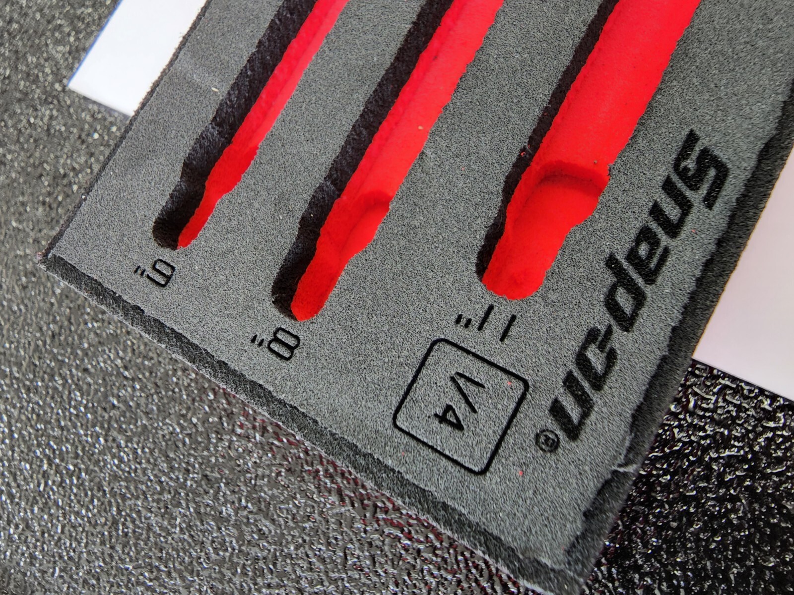 Snap-on Tools FOAM ORGANIZER TRAY for 8pc 1/4″ Drive Extension Adapter Set