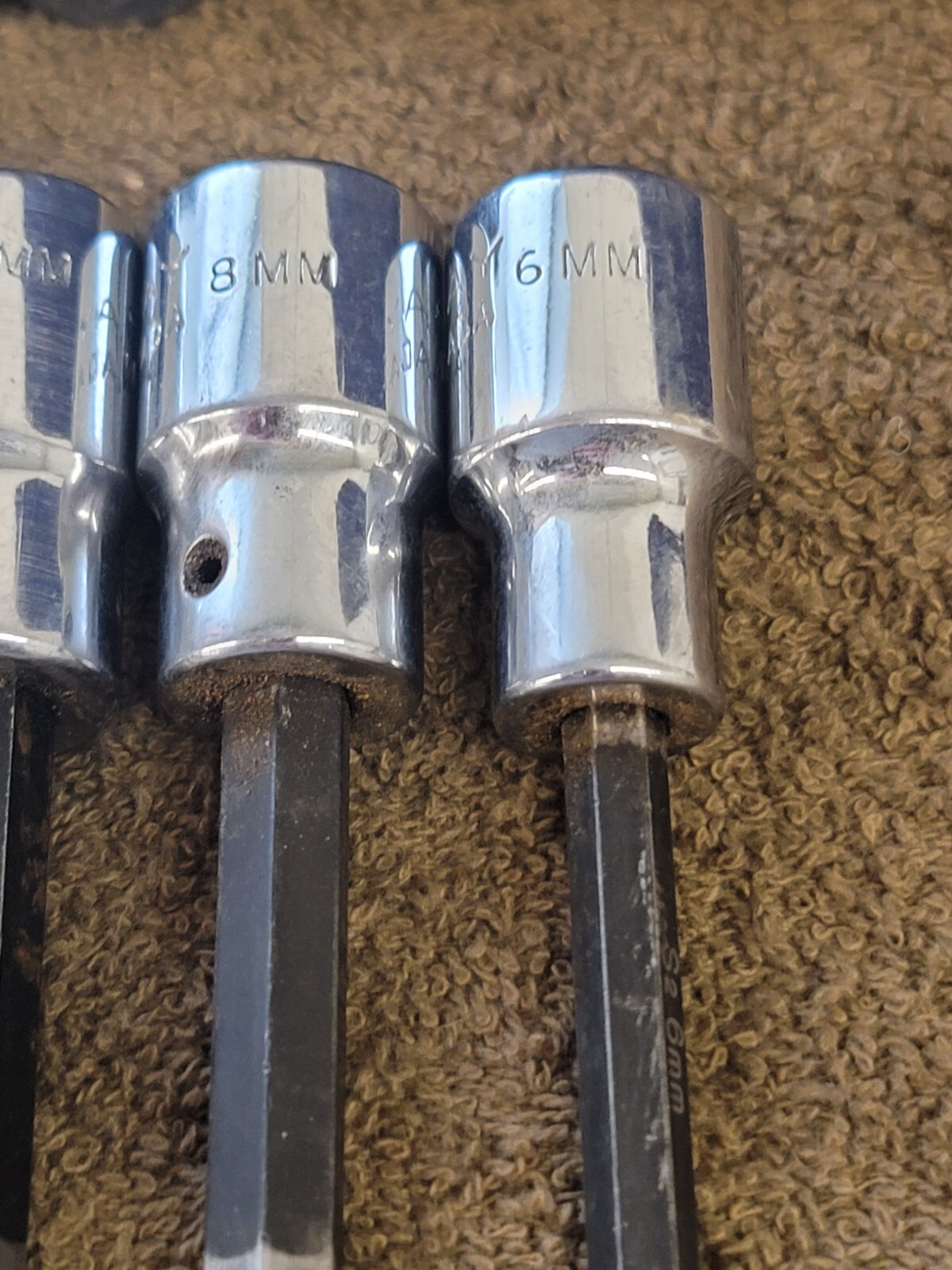 17 Gray Canada GP Impact Hex Socket 3/8 1/2 3/4″ Drive Sae 1-7/8 13/16 19mm 10 8