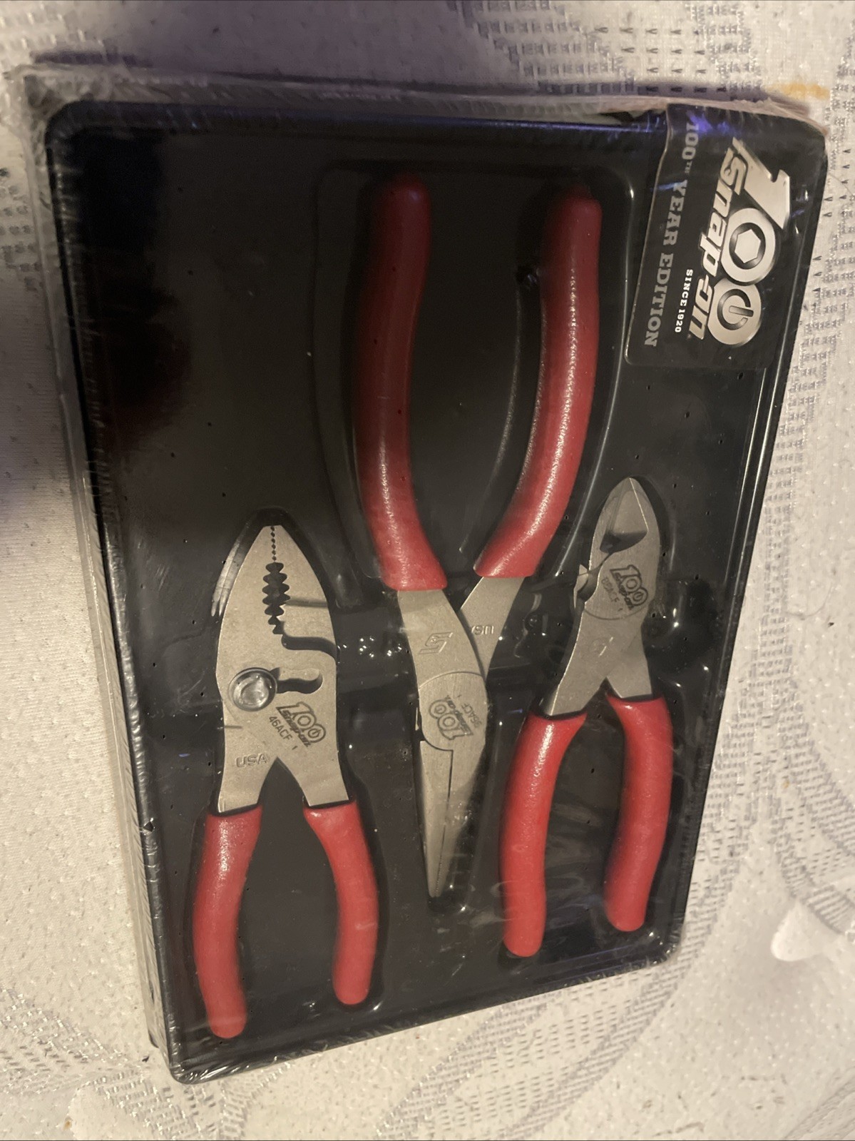 Snap-on 100 Year Edition 3 Pc Pliers Set