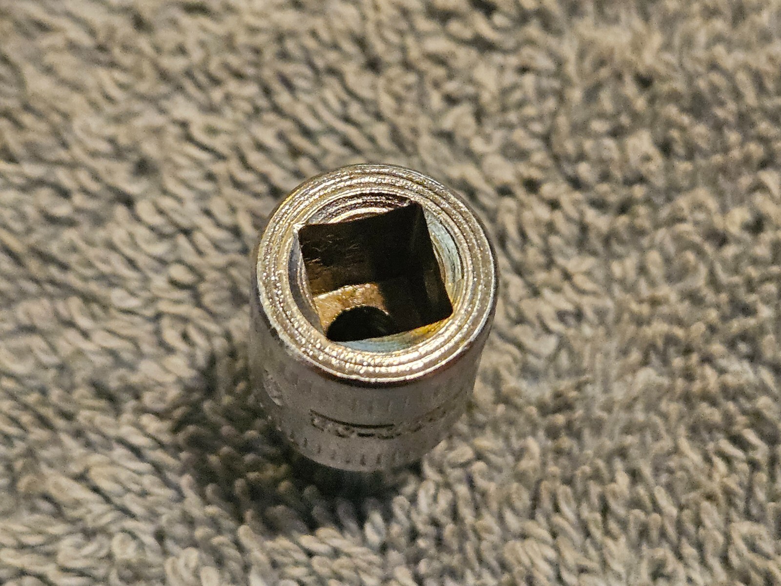 Vintage Snap On USA 6mm 6 Point 1/4″ Drive Shallow Socket TMM6