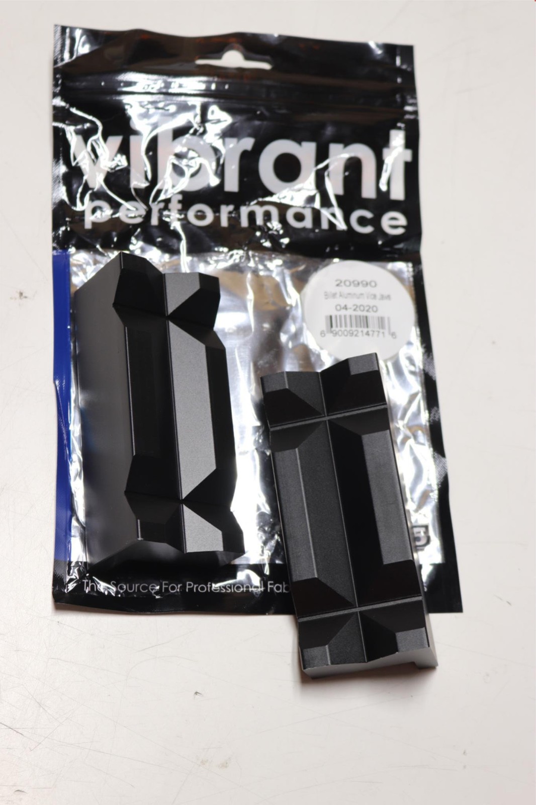 Vibrant Performance Billet Aluminum Magnetic Vise Jaws Tool for AN Fittings